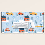 Winter village  Desk Mat Gallery Image 1
