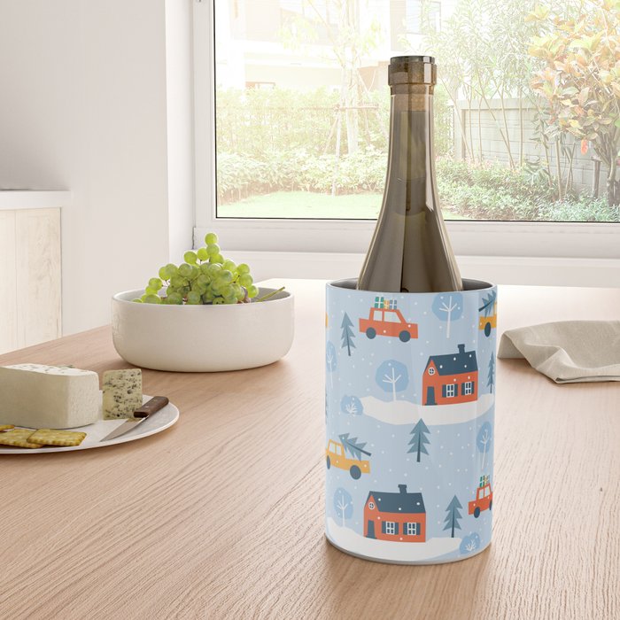 Winter village  Wine Chiller Gallery Image 4