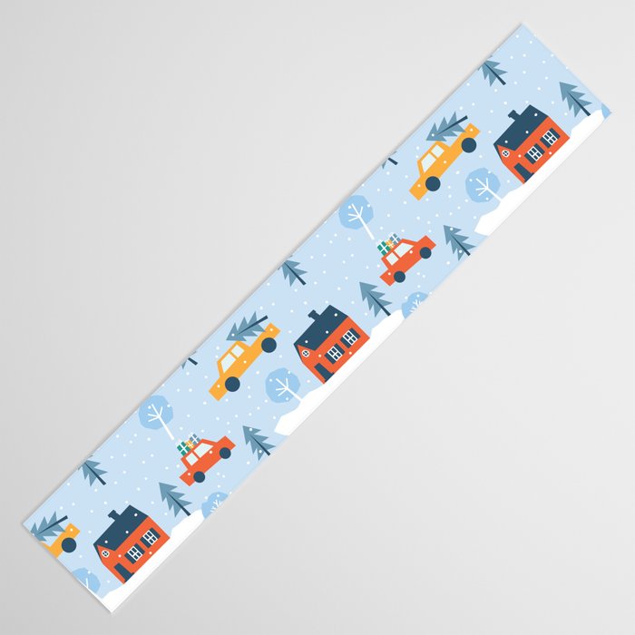 Winter village  Table Runner Gallery Image 3