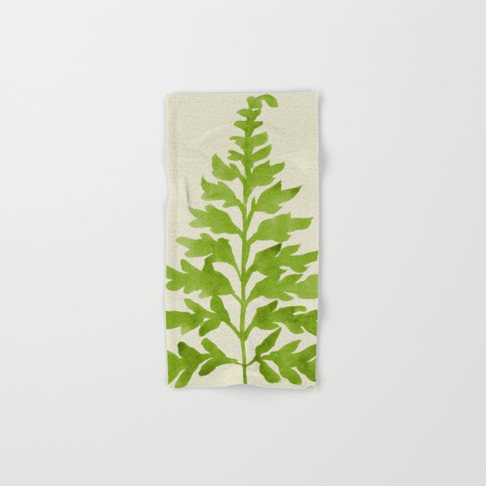 Lime Fern Bath Towel Gallery Image 1