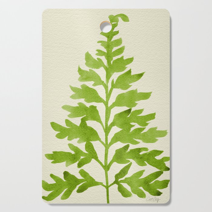 Lime Fern Cutting Board Gallery Image 1
