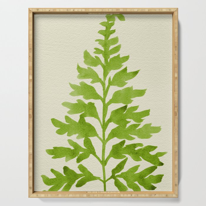 Lime Fern Serving Tray Gallery Image 1