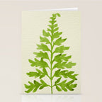 Lime Fern Stationery Card Gallery Image 2