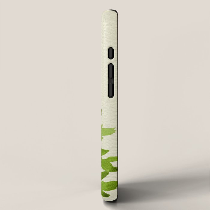 Lime Fern iPhone Case Gallery Image 2