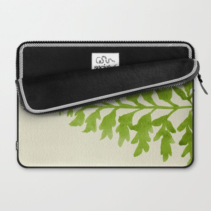 Lime Fern Laptop Sleeve Gallery Image 2