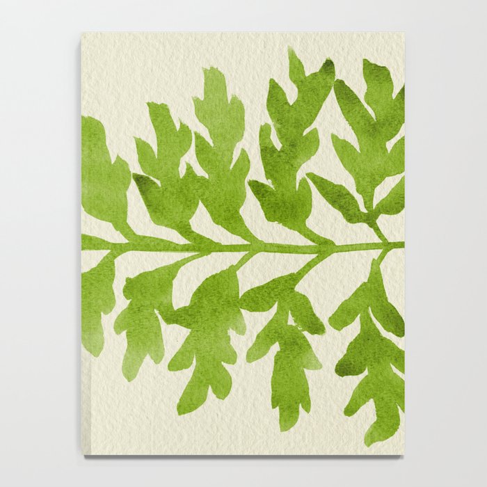 Lime Fern Notebook Gallery Image 4