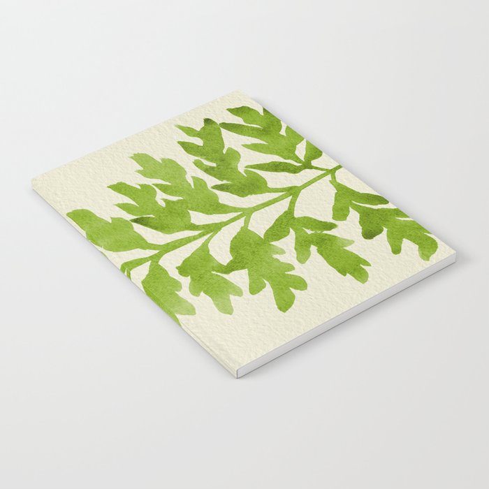 Lime Fern Notebook Gallery Image 2