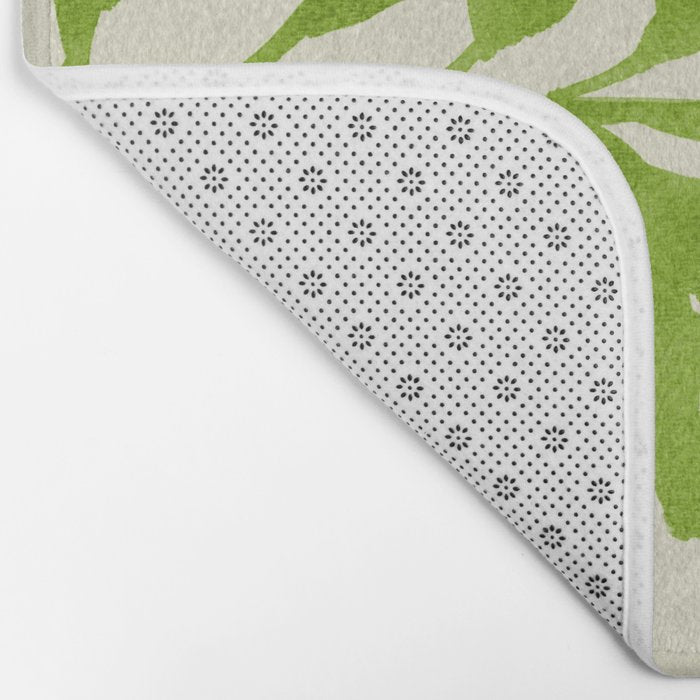 Lime Fern Bath Mat Gallery Image 2