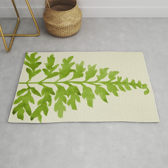 Lime Fern Rug Gallery Image 1