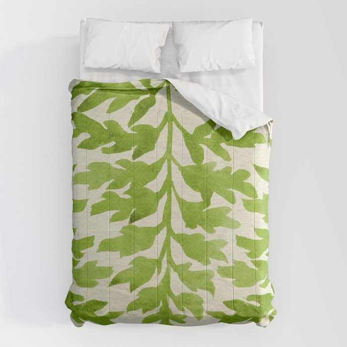 Lime Fern Comforter Gallery Image 1