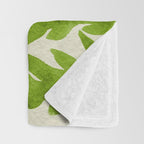 Lime Fern Throw Blanket Gallery Image 3