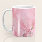 Blush pink green watercolor orchids flowers  Coffee Mug Gallery Image 3