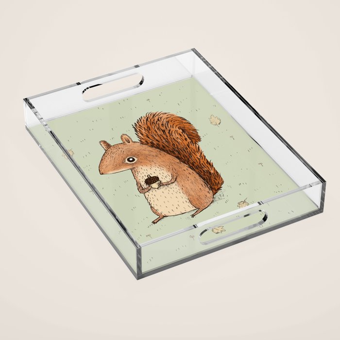 Sarah the Squirrel Acrylic Tray Gallery Image 1