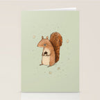 Sarah the Squirrel Stationery Card Gallery Image 2