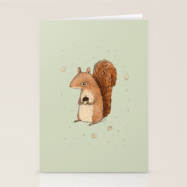 Sarah the Squirrel Stationery Card Gallery Image 2