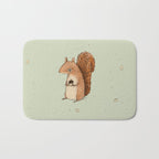 Sarah the Squirrel Bath Mat Gallery Image 1