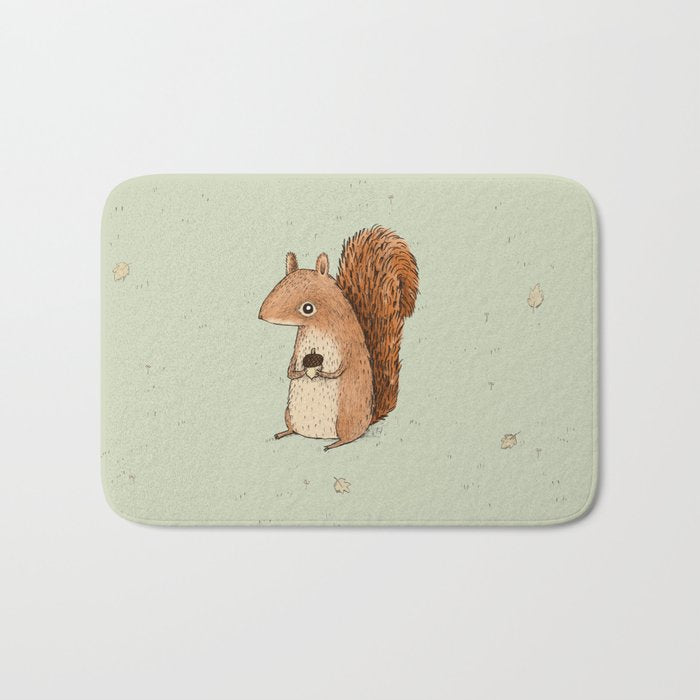 Sarah the Squirrel Bath Mat Gallery Image 1