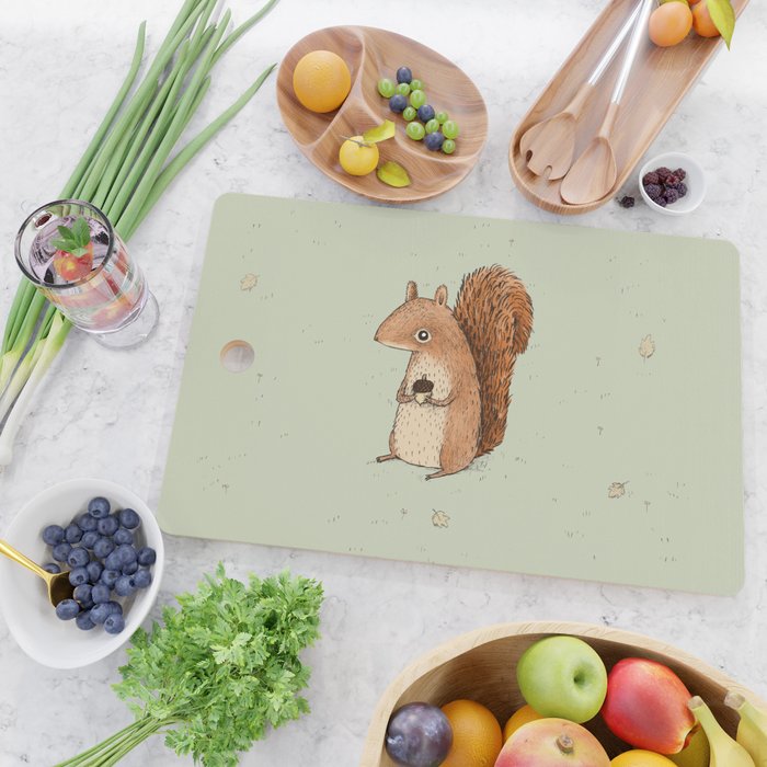 Sarah the Squirrel Cutting Board Gallery Image 2