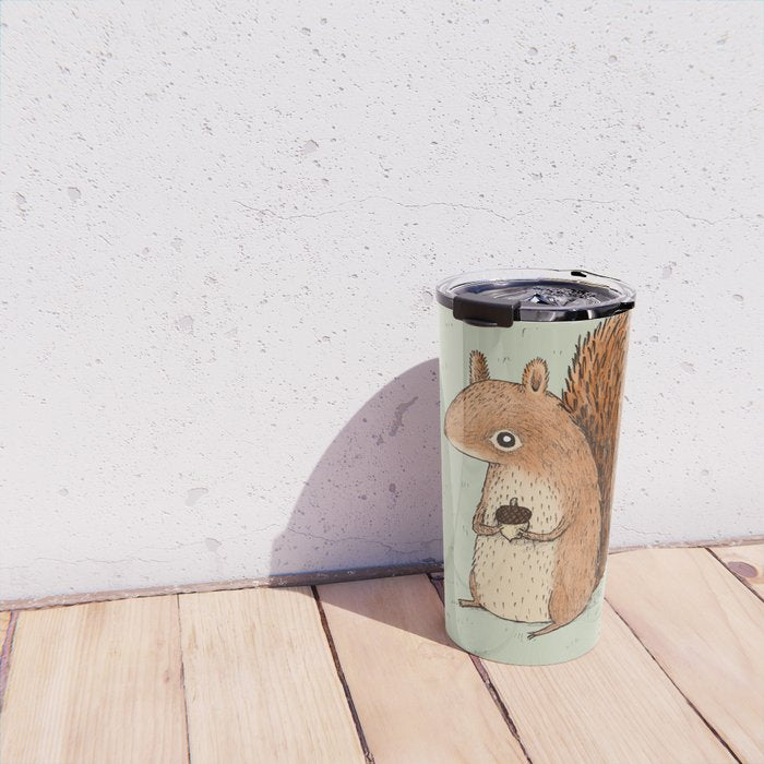 Sarah the Squirrel Travel Mug Gallery Image 4