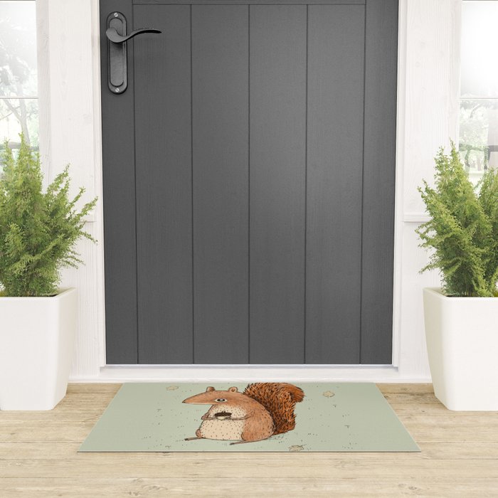 Sarah the Squirrel Welcome Mat Gallery Image 3