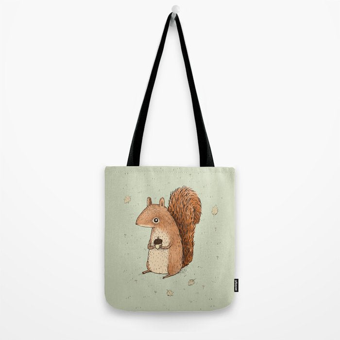 Sarah the Squirrel Tote Bag Gallery Image 2