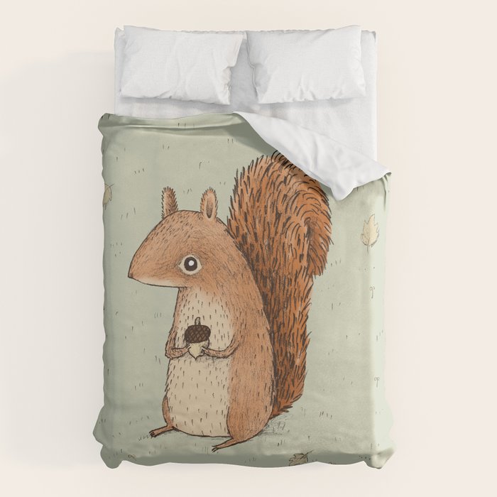 Sarah the Squirrel Duvet Cover Gallery Image 6