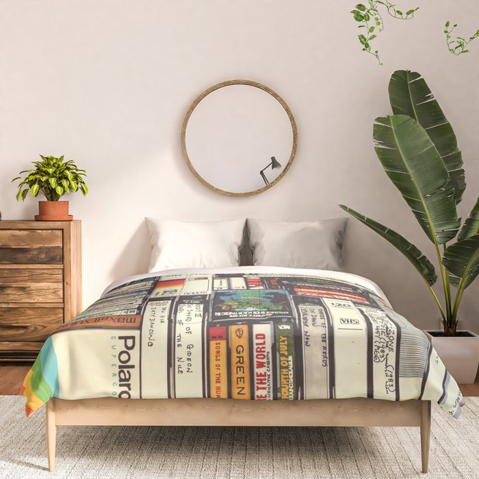 Cassettes, VHS and Video Games Comforter Gallery Image 3