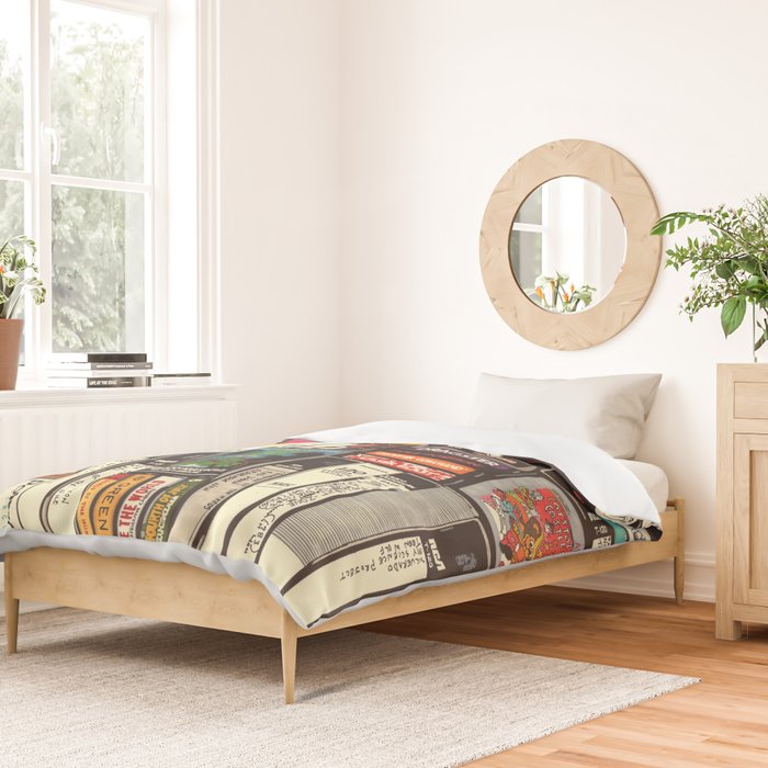 Cassettes, VHS and Video Games Duvet Cover Gallery Image 2