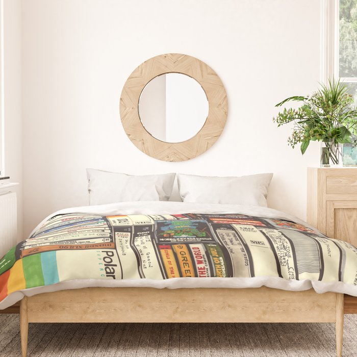 Cassettes, VHS and Video Games Duvet Cover Gallery Image 3