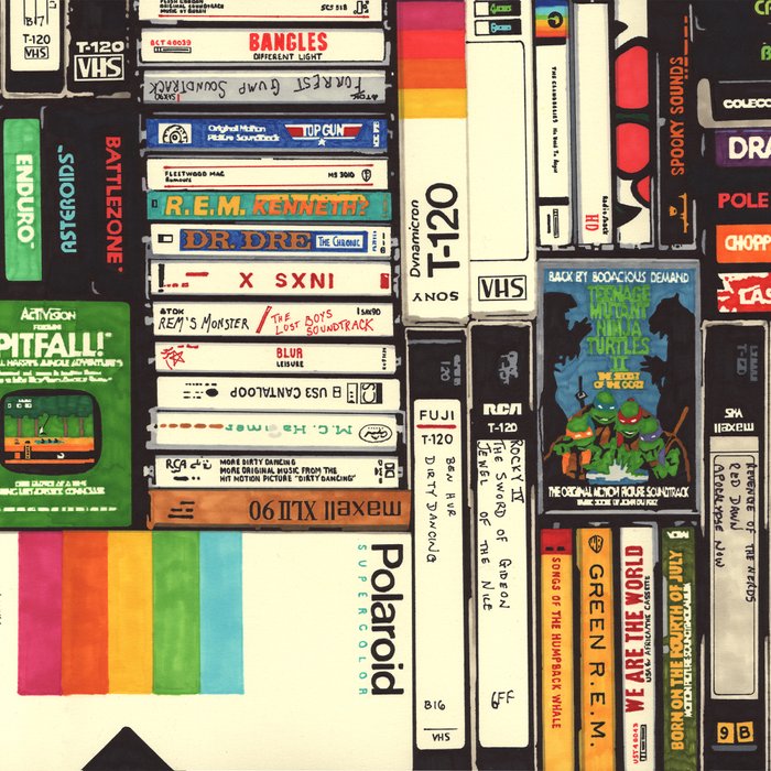 Cassettes, VHS and Video Games Coffee Mug Gallery Image 2