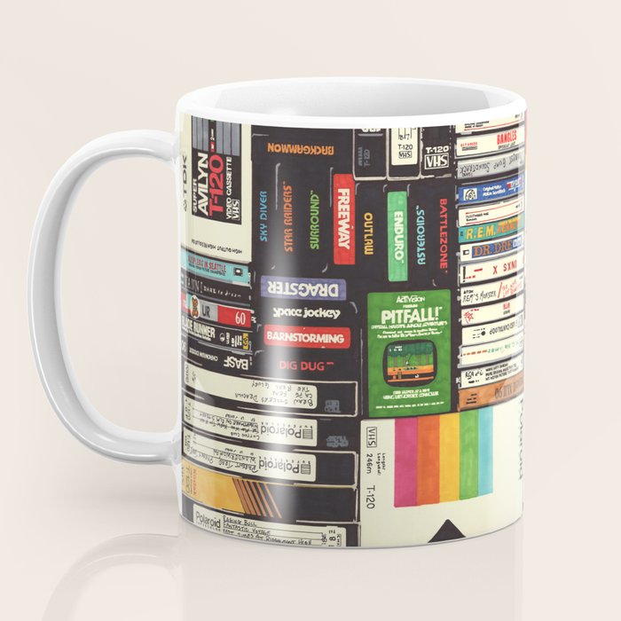 Cassettes, VHS and Video Games Coffee Mug Gallery Image 3