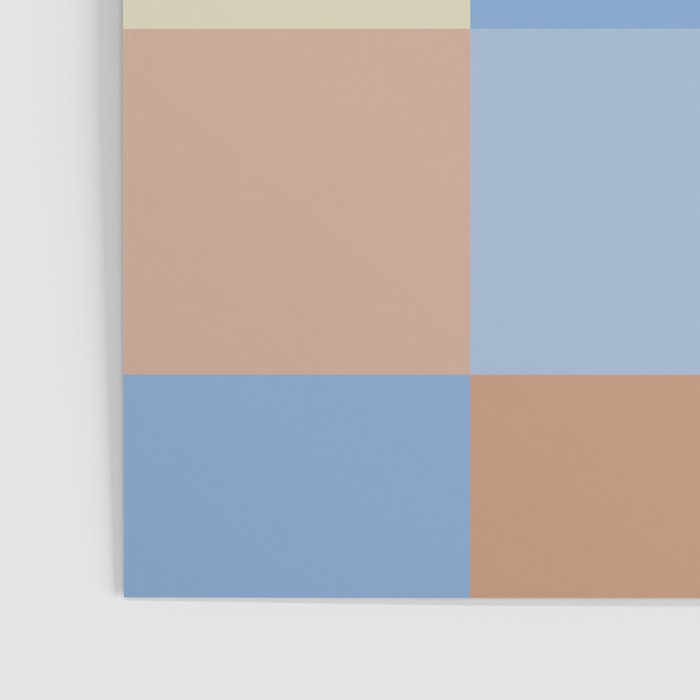 Bold Muted Checks Pattern - Large VII Poster Gallery Image 3