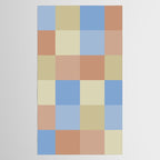 Bold Muted Checks Pattern - Large VII Tablecloth Gallery Image 2