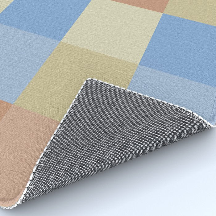 Bold Muted Checks Pattern - Large VII Rug Gallery Image 4