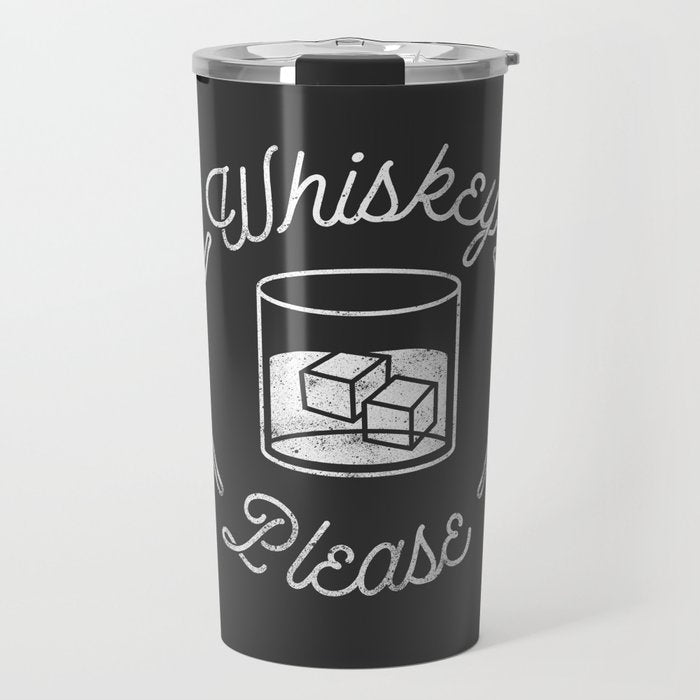 Whiskey Please 2 Travel Mug Gallery Image 1