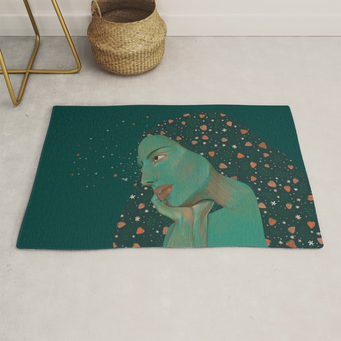 Mother Earth portrait  Rug Gallery Image 1