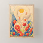 Heron and Friends Mini Art Print Gallery Image 1