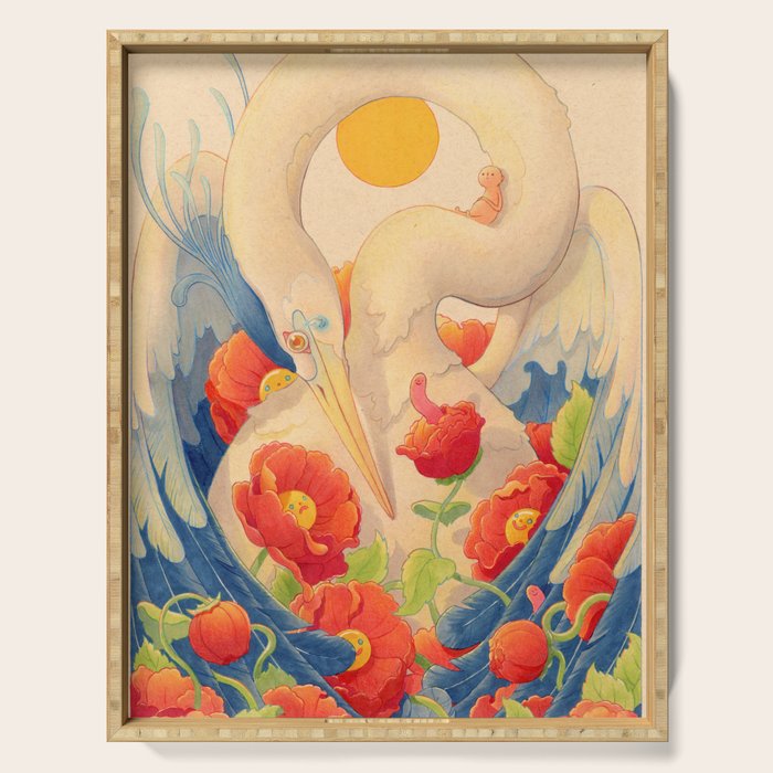 Heron and Friends Serving Tray Gallery Image 1