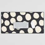 Spotty in Black Desk Mat Gallery Image 1