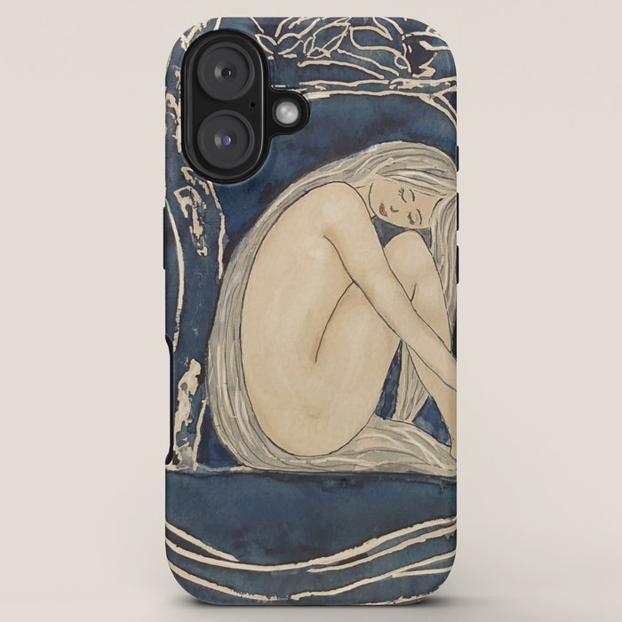 Girl sleeping under magnolia flowers iPhone Case Gallery Image 5