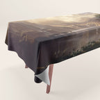 Albert Bierstadt - Among the Sierra Nevada, California Tablecloth Gallery Image 1