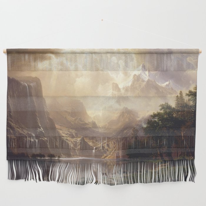 Albert Bierstadt - Among the Sierra Nevada, California Wall Hanging Gallery Image 1