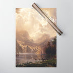 Albert Bierstadt - Among the Sierra Nevada, California Wrapping Paper Gallery Image 1