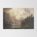 Albert Bierstadt - Among the Sierra Nevada, California Rug Gallery Image 2