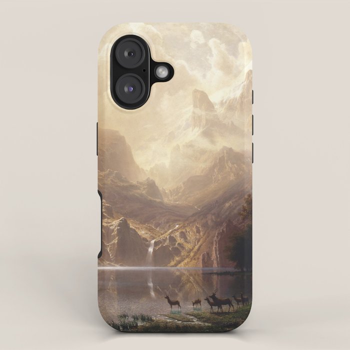 Albert Bierstadt - Among the Sierra Nevada, California iPhone Case Gallery Image 1