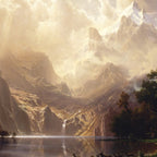 Albert Bierstadt - Among the Sierra Nevada, California Coffee Mug Gallery Image 2