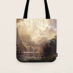 Albert Bierstadt - Among the Sierra Nevada, California Tote Bag Gallery Image 1