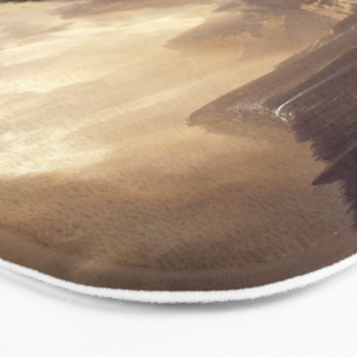Albert Bierstadt - Among the Sierra Nevada, California Bath Mat Gallery Image 3