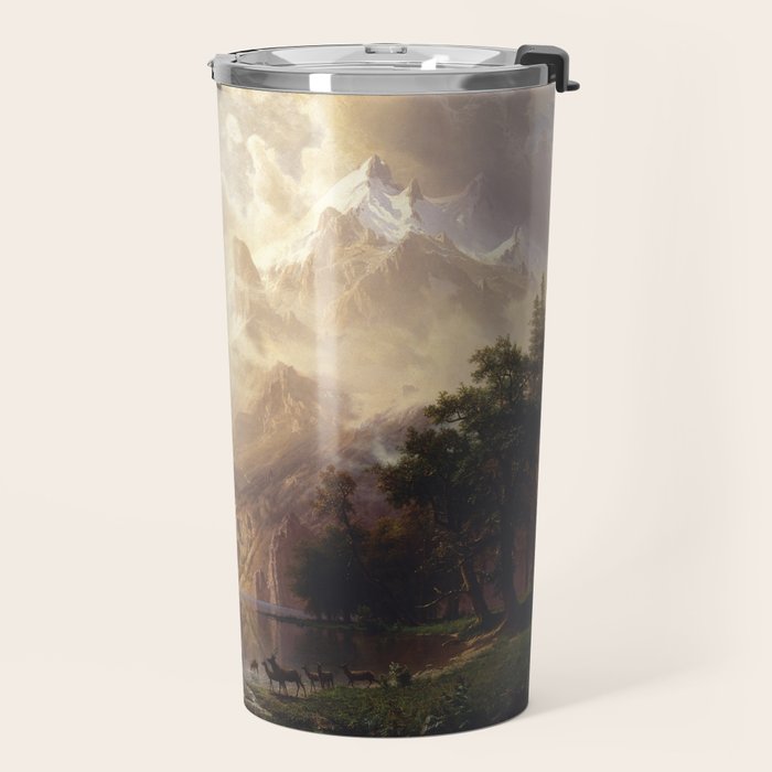 Albert Bierstadt - Among the Sierra Nevada, California Travel Mug Gallery Image 2