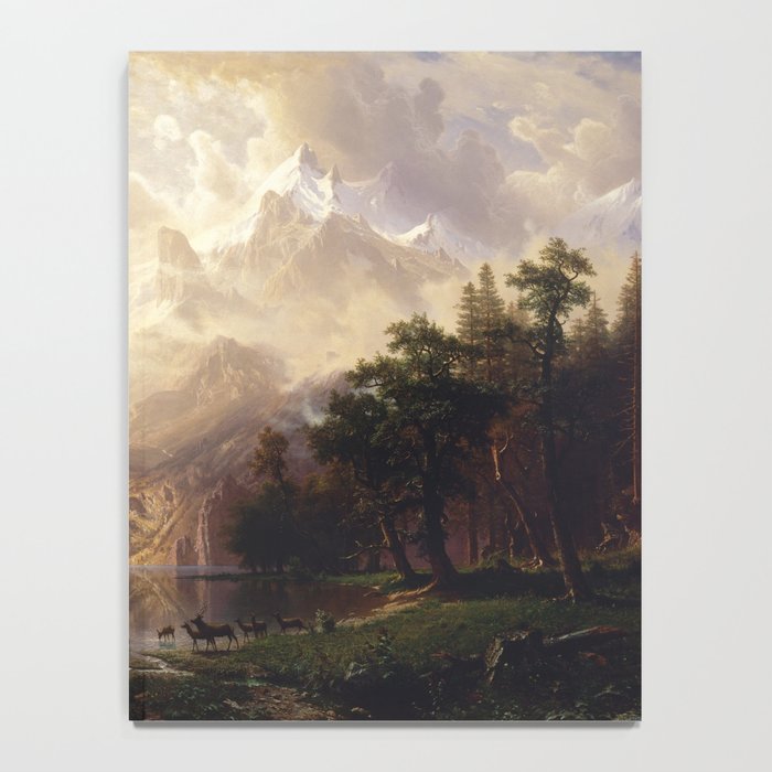 Albert Bierstadt - Among the Sierra Nevada, California Notebook Gallery Image 4